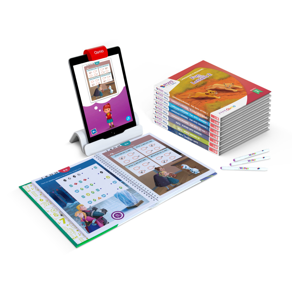 BYJU'S Magic Workbooks: Disney 2nd Grade Premium Kit-Ages 6-8-Featuring Disney & Pixar Characters-Reading Exclusive Multiplication/Division & Writing-Powered by Osmo-Works with iPad Grammar 
